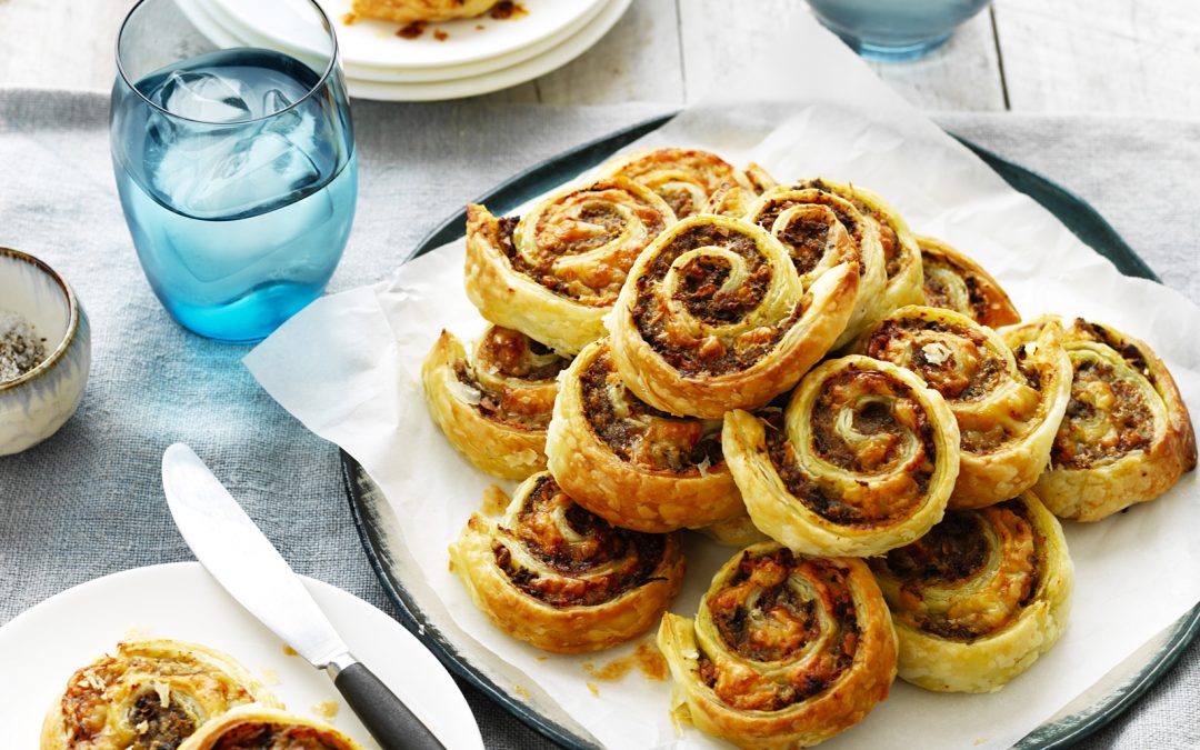 Mushroom & Pork Pinwheels