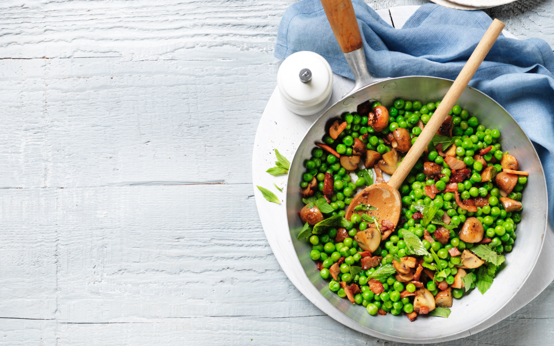 Bacon, Peas & Mushrooms