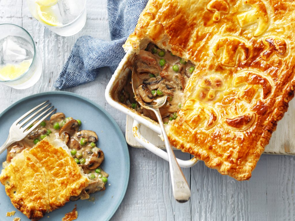 Chicken and Mushroom Pie | Australian Mushrooms