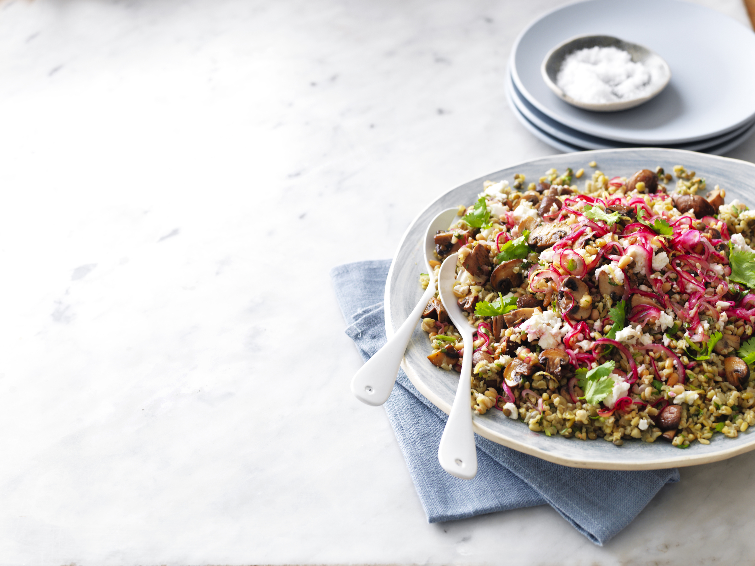 Mushroom and Ancient Grain Salad | Australian Mushrooms