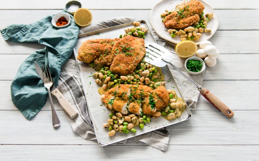 Mushroom Butter Chicken Kiev