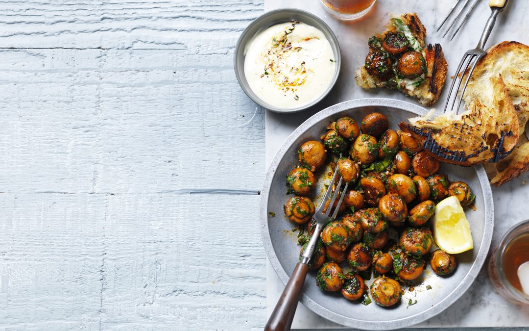 Tapas Style Garlic Mushrooms