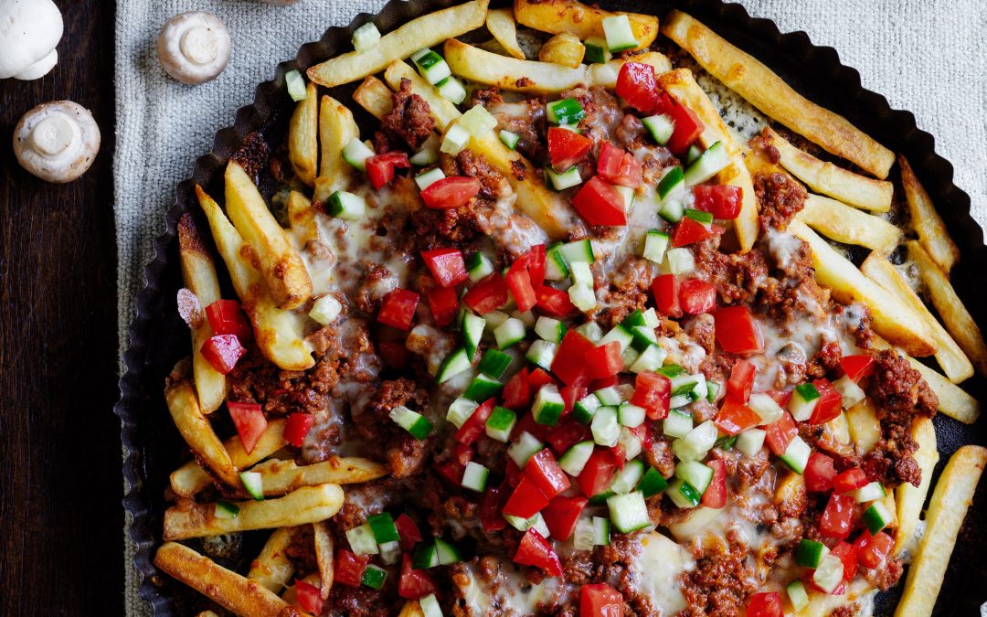 Mushroom Bolognese Loaded Fries