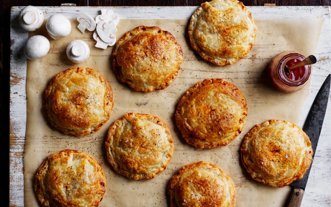 Mushroom Bolognese Pies