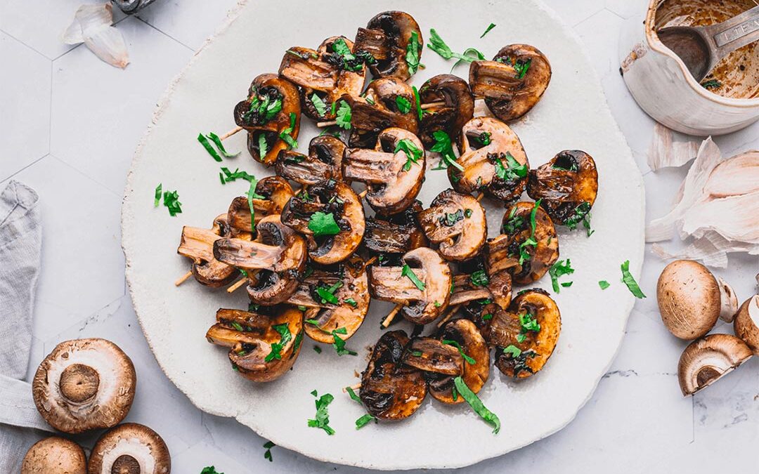 Yakitori Mushroom Skewers