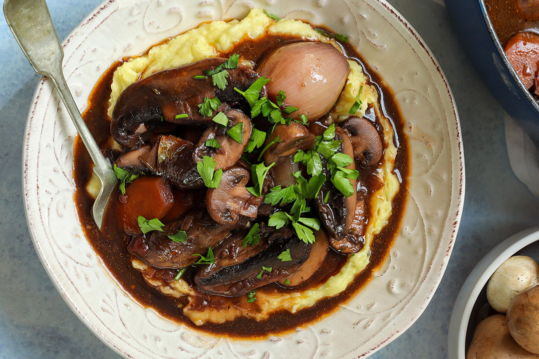 Braised Mushrooms