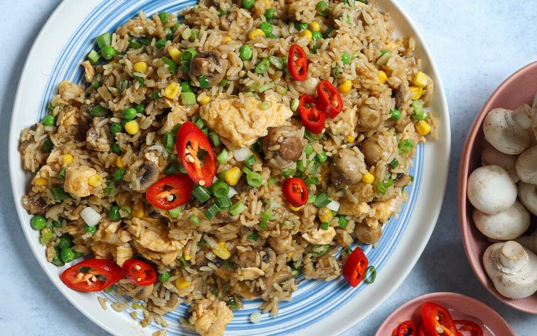 Mushroom Fried Rice