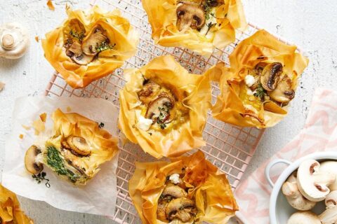 Breakfast mushroom frittatas | Australian Mushrooms