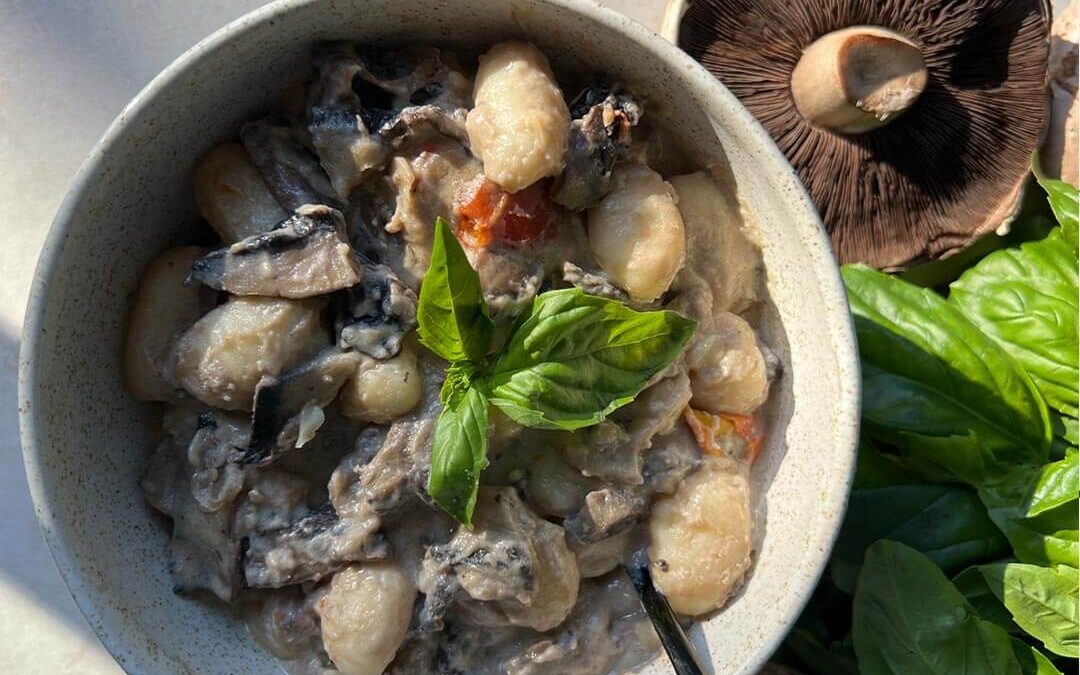 One-Pan Warm Winter Mushroom Gnocchi