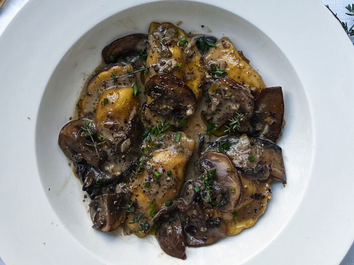 Mushroom Ravioli