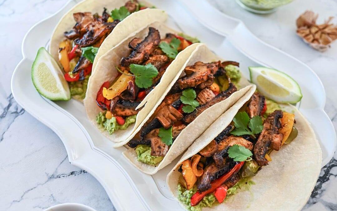 Mushroom fajitas