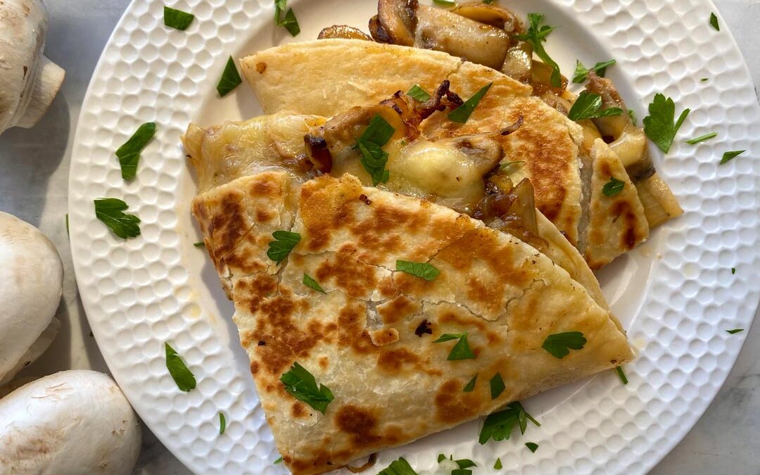 Mushroom Quesadillas